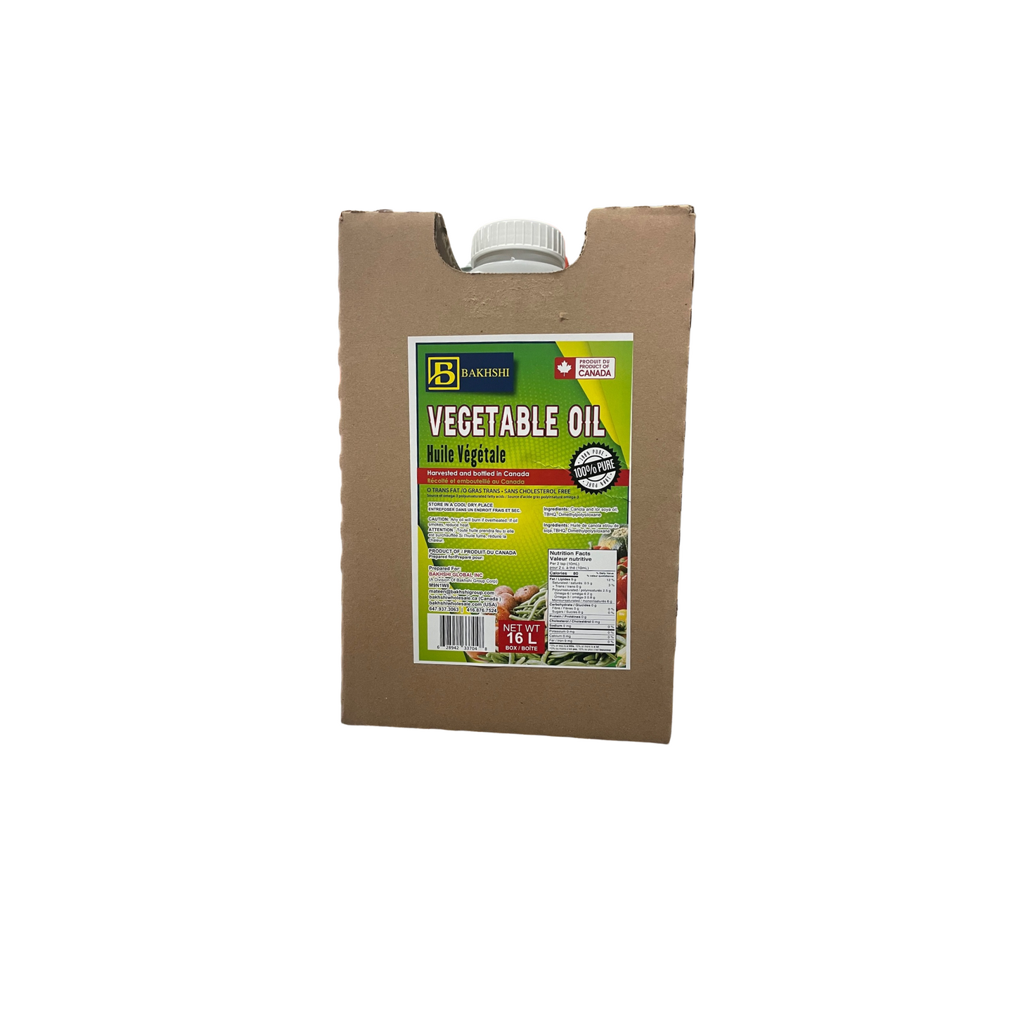 Bakhshi - Vegetable Oil 16 L