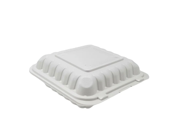 MFPP Clamshell Container 8x8x2.8" -1 Compt White
